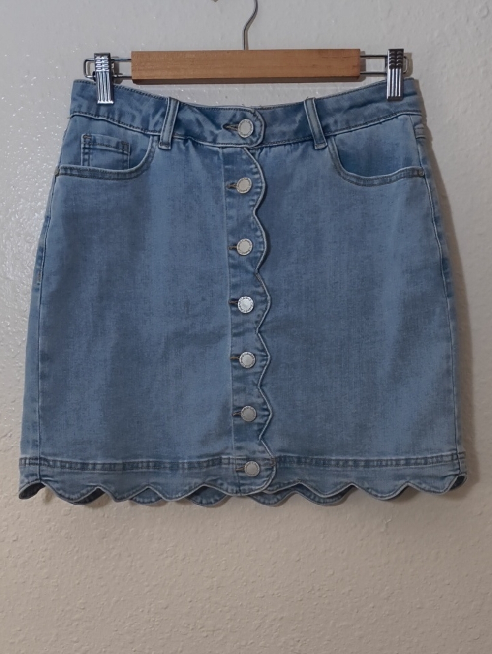 Blue Denim Skort